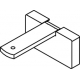 Square Smart fix 60mm Bracket Set (made up of parts 11139 + 11137)