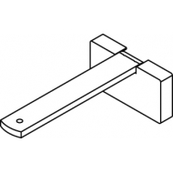 Square Smart fix 100mm Bracket Set (made up of parts 11141 + 11137) Square Smart fix 100mm Bracket Set (made up of parts 11141 + 11137)