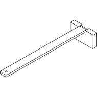 Square Smart fix 200mm Bracket Set  (made up of parts 11144 + 11137) Square Smart fix 200mm Bracket Set  (made up of parts 11144 + 11137)