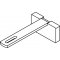 Square Smart fix 100mm Bracket Set Slotted for Metropole & Metroflat (made up of parts 11147 + 11137)