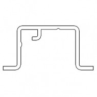 Recess Profile for 6465 systems in White or Black  Recess Profile for 6465 systems in White or Black