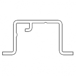 Recess Profile for 6465 systems in White or Black 