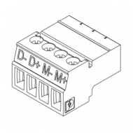 4-Pin Connector for SMART motor (Room Side) (Each) 4-Pin Connector for SMART motor (Room Side) (Each)