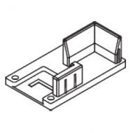 Side guide end cover Left (New version 2021) (Each) Side guide end cover Left (New version 2021) (Each)