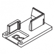 Side guide end cover Right (New version 2021) (Each) Side guide end cover Right (New version 2021) (Each)