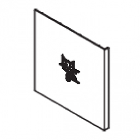 Bracket cover square left 110mm (Each)