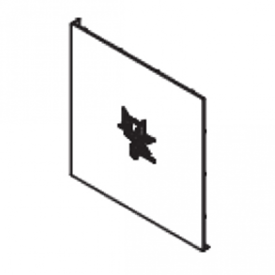 Bracket cover square right 110mm (Each)