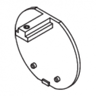 Flush End Cap for 50mm pole (Each) Flush End Cap for 50mm pole (Each)