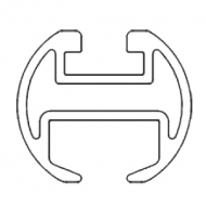 11606 23mm Rail Profile Only