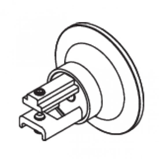 Taper Finial with mounting bracket for 23mm Pole's (Each)