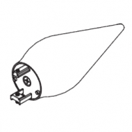 Spear Finial with mounting bracket for 50mm Electric Pole's (Each) Spear Finial with mounting bracket for 50mm Electric Pole's (Each)
