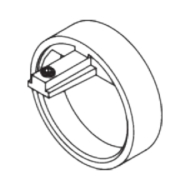 Stud End Cap for 38mm pole (Each)