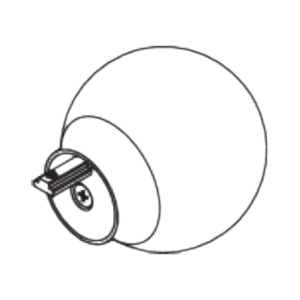 Ball End for 38mm pole (Each)