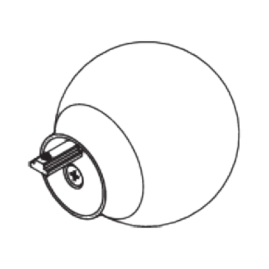 Ball End for 38mm pole (Each)