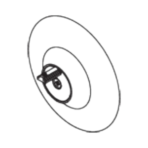 Ellipse End for 38mm pole (Each)