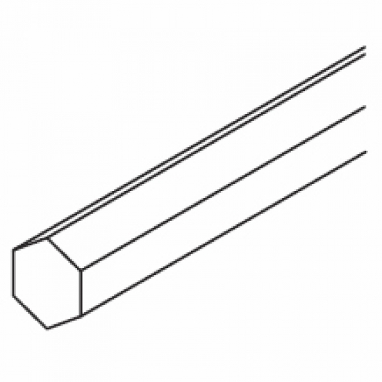 Hexagonal bar (Price per Metre)