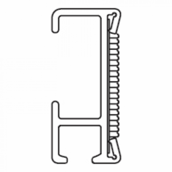 2116 Velcro profile Track ONLY (per metre) 2116 Velcro profile Track ONLY (per metre)