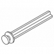 Glider, wide channel for side rails 10mm (Large)