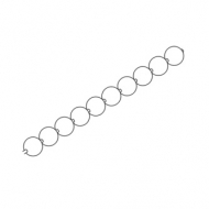 Metal chain 4.5mm in Chrome, Antique Brass, Gold or Pewter (per Metre) Metal chain 4.5mm in Chrome, Antique Brass, Gold or Pewter (per Metre)