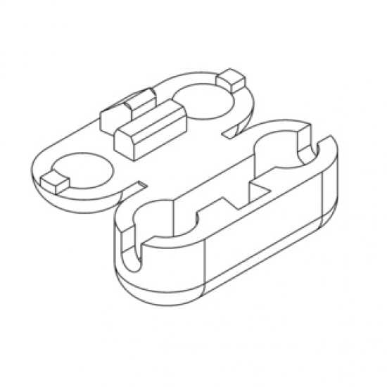 Plastic chain connector White (Each)