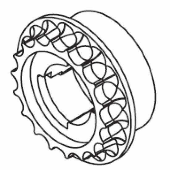 Wheel for plastic bead chain (Discontinued)