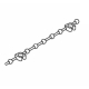 Link chain 89mm, white plasitc (per metre)(minium 2 metres)