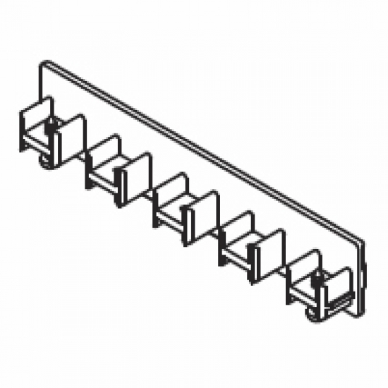 Endcover for 5 channel profile  (Obsolete)