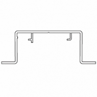 2615 Recess Rail ONLY  (Price per Metre) 2615 Recess Rail ONLY  (Price per Metre)