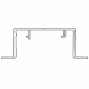 2615 Recess Rail ONLY  (Price per Metre)