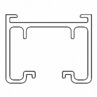 2901 Rail ONLY Silver (Price per Metre) 2901 Rail ONLY Silver (Price per Metre)