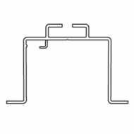 2948 Recess Rail in White ONLY (Discontinued) 2948 Recess Rail in White ONLY (Discontinued)