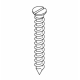 Special 1011/12 screw 18mm (Pack 10) 