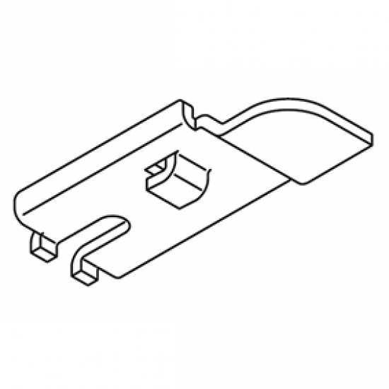 Rail Clamp in Silver or Black