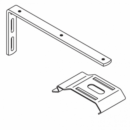 200mm Extension bracket complete with 2616 bracket and M4 screw (Each) (Obsolete)