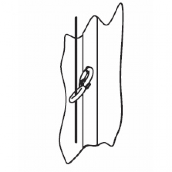 Breakaway ring tape (soft fold) (per metre)