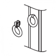Breakaway ring tape (soft fold) (per metre) Breakaway ring tape (soft fold) (per metre)