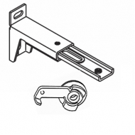 10cm - 13cms  adjustable extension bracket with clamp (Each) (Obsolete) 10cm - 13cms  adjustable extension bracket with clamp (Each) (Obsolete)