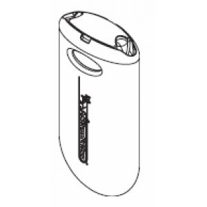 Cord weight, white (Obsolete) 