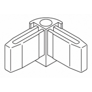 Corner piece White (Each) Corner piece White (Each)