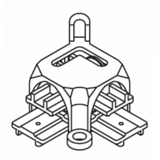 Corner cord guide