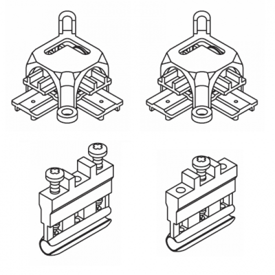 Corner Endpiece set