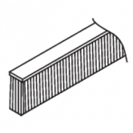 Brush 5mm x 12mm Black (per Metre) Brush 5mm x 12mm Black (per Metre)