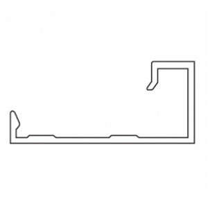 Side Profile (used with 4514 profile)  (per Metre)  (Discontinued)