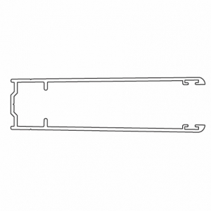 Heavy Duty Side Profile (per metre)  (Discontinued)