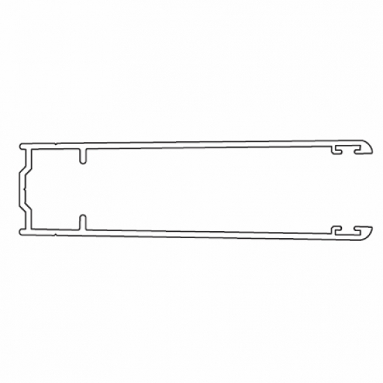 Heavy Duty Side Profile (per metre)  (Discontinued)