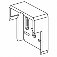 Plastic end bracket (for 4501)  (Discontinued) Plastic end bracket (for 4501)  (Discontinued)