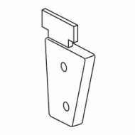 Left inside recess bracket (for 4503)  (Discontinued) Left inside recess bracket (for 4503)  (Discontinued)