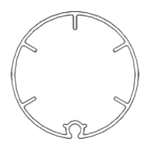 Tube 80mm (per Metre)