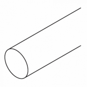 Acrylic rod 6mm (per metre)