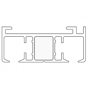 5141 Rail ONLY White (per metre) (Obsolete)